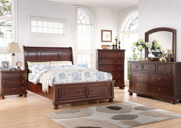 Picture of Sophia King Size Bedroom Set - Brown