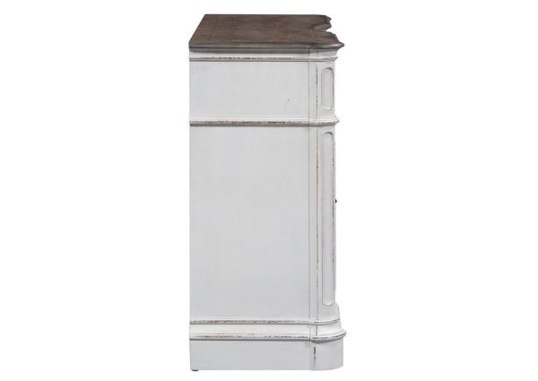 Side View of the Magnolia Manor Server Cabinet | Home Furniture Plus Bedding