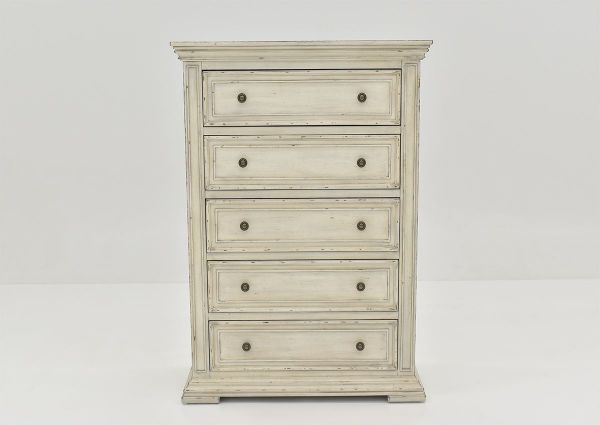 White Big Valley Chest of Drawers by Liberty Furniture  Showing the Front View | Home Furniture Plus Bedding