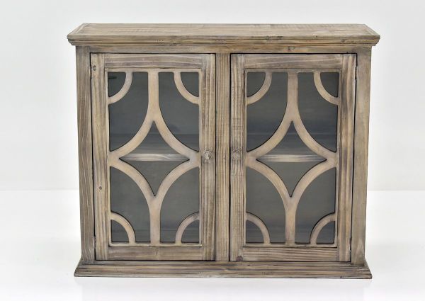 Granite Gray Westgate 2 Door Cabinet by Vintage Furniture Showing the Front View | Home Furniture Plus Bedding