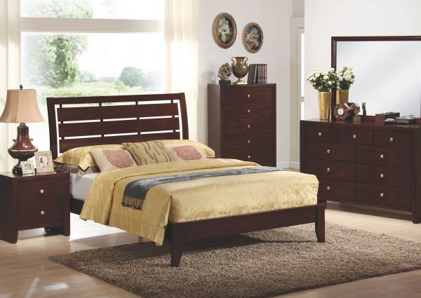 Picture of Marshall Full Size Bedroom Set - Brown