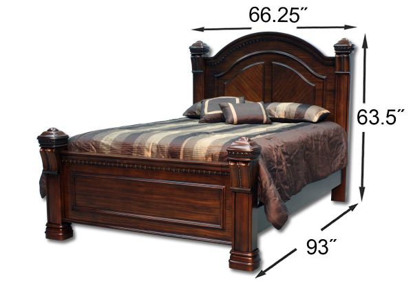Picture of Isabella Queen Bed - Brown