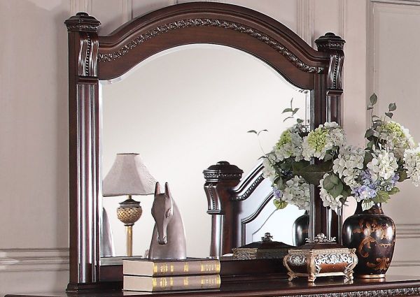 Picture of Isabella Dresser with Mirror - Brown