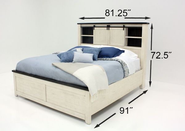 Picture of Madison County King Size Bedroom Set - White