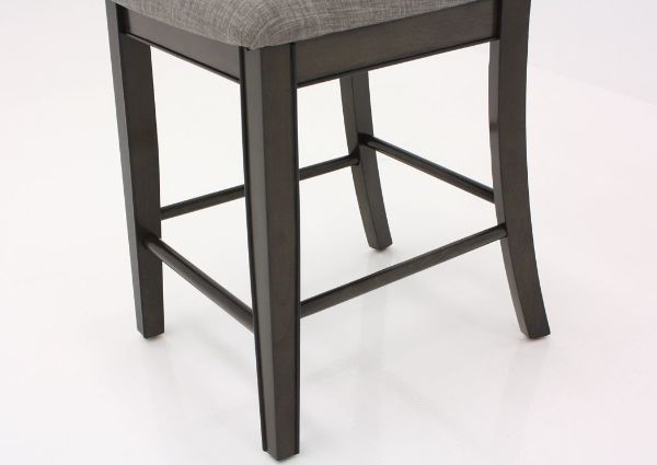 Warm Gray Fulton 24" Barstool Showing the Barstool Leg Detail | Home Furniture Plus Mattress