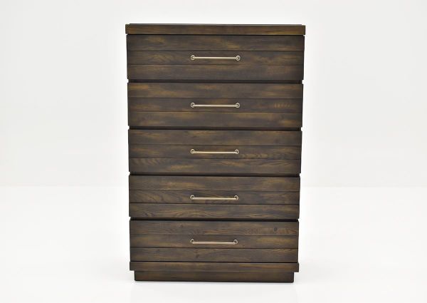Brown Edison Chest of Drawers by Bernard Furniture Showing the Front View | Home Furniture Plus Bedding