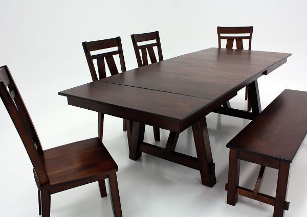 Picture of Winslow 6 Piece Dining Table Set - Brown