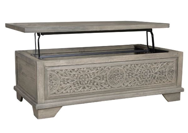 Marcilyn Lift-Top Coffee Table With Top Open | Home Furniture Plus Bedding