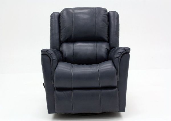 Navy Blue Mercury Swivel Glider Recliner by Homestretch Facing Front | Home Furniture Plus Mattress