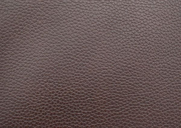 Close Up of the Dark Brown Upholstery on the Spartacus POWER Reclining Loveseat | Home Furniture Plus Bedding