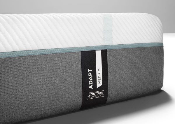 Close Up of the Corner of the Tempur-Pedic Adapt Medium Mattress - Queen Size | Home Furniture Plus Bedding