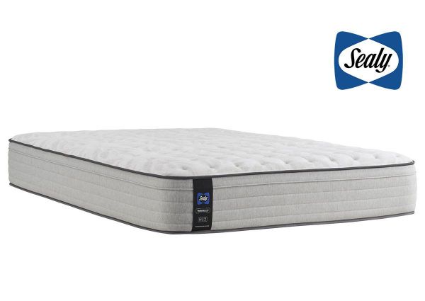 Slightly Angled View of the Sealy Summer Rose Firm Mattress in Twin XL Size | Home Furniture Plus Bedding