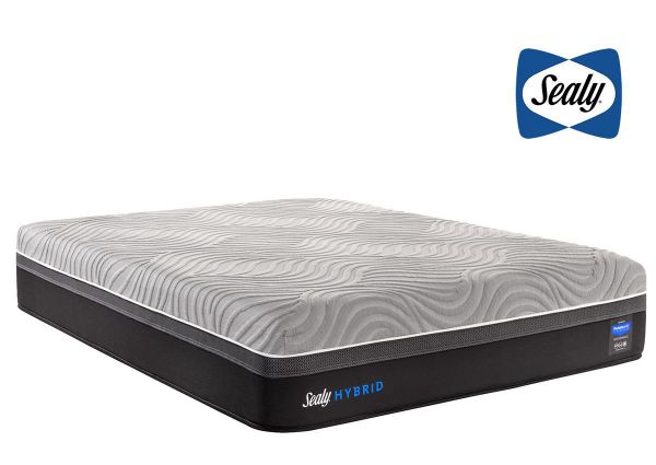 Sealy Hybrid Performance Kelburn II Mattress King Size with Sealy Logo Top Right | Home Furniture Plus Bedding
