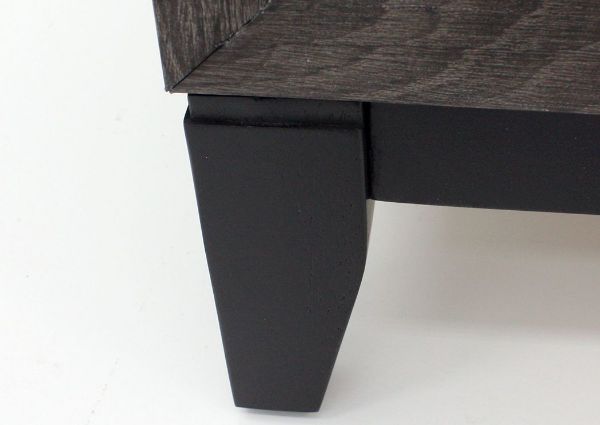 View of Foot on the Ackerson Nightstand - Gray | Home Furniture Plus Bedding