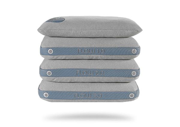 Stack of the Various Sizes of Flow Pillows including the Flow 1.0 Pillow by BedGear | Home Furniture Plus Bedding