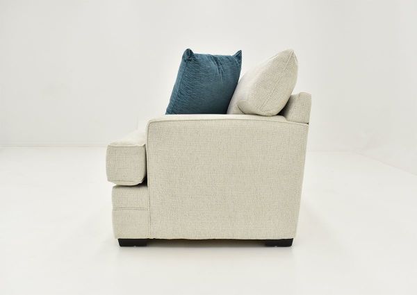Side View of the Rowan Chair in Off White by Franklin Furniture | Home Furniture Plus Bedding