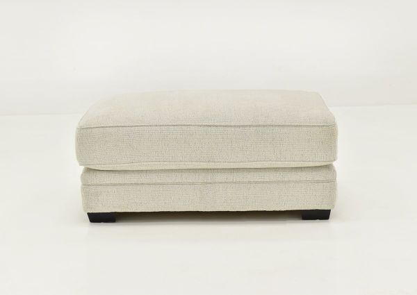 Front Facing View of the Rowan Ottoman in Off White by Franklin Furniture | Home Furniture Plus Bedding