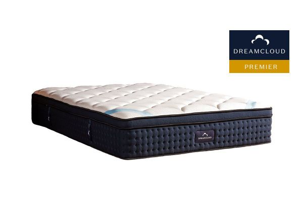 Angled View of the DreamCloud Premier Mattress in Full Size | Home Furniture Plus Bedding