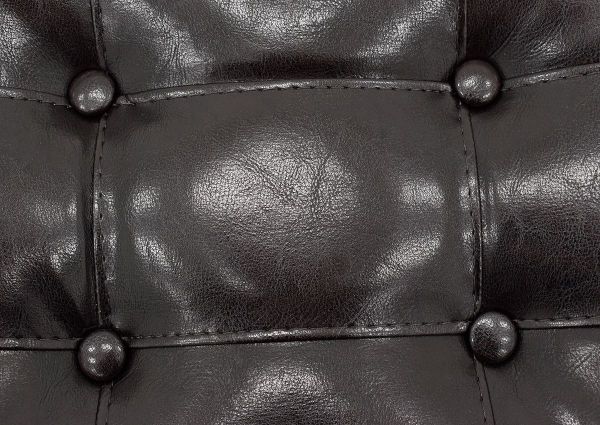 Close Up View of the Button Tufted Details on a Belmar 30 Inch Bar Stool | Home Furniture Plus Bedding
