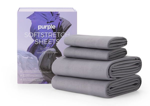 Picture of SoftStretch Bed Sheets - KING Size - Gray