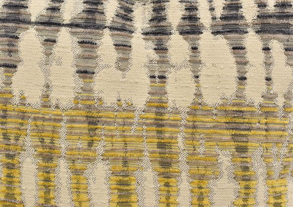 Fabric Sample of the Multicolored Design on the Accent Pillows on the Perth Chair in Pewter by Peak Living Furniture | Home Furniture Plus Bedding