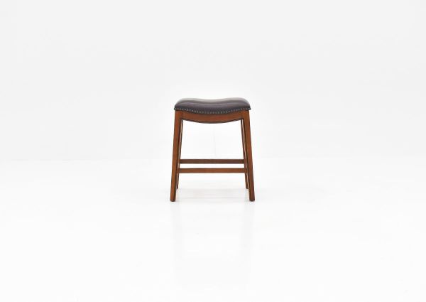Front Facing View of the Fiesta 24 Inch Barstool in Brown by Elements International | Home Furniture Plus Bedding