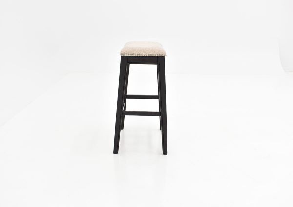 	Side View of the Parkside 30 Inch Barstool in Two-Tone by Elements International | Home Furniture Plus Bedding