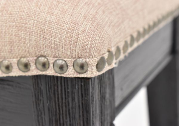 	Close Up View of the Seat of the Parkside 30 Inch Barstool in Two-Tone by Elements International | Home Furniture Plus Bedding