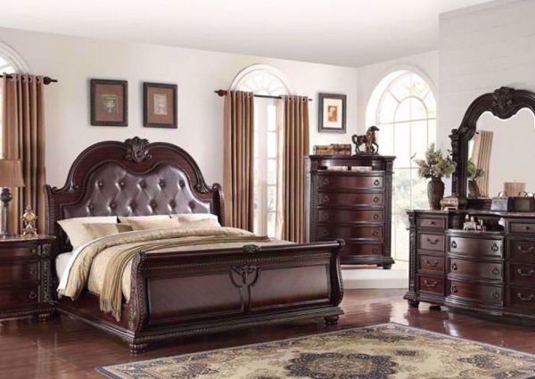 Picture of Stanley King Size Bedroom Set - Brown