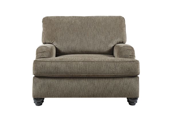 Front Facing View of the Braemer Oversized Chair in Brown by Ashley Furniture | Home Furniture Plus Bedding