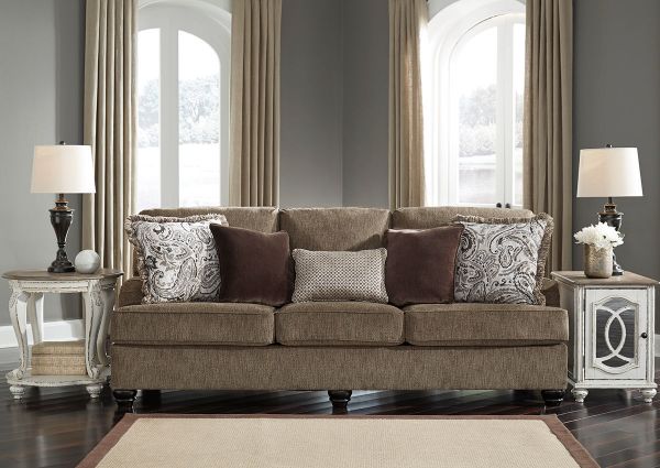 Room View of the Braemer Sofa in Brown by Ashley Furniture | Home Furniture Plus Bedding