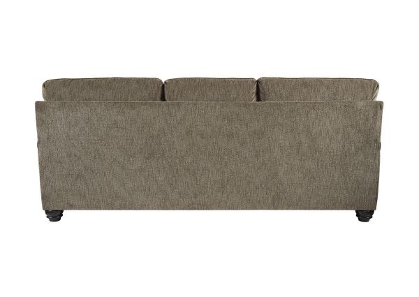 Back View of the Braemer Sofa in Brown by Ashley Furniture | Home Furniture Plus Bedding