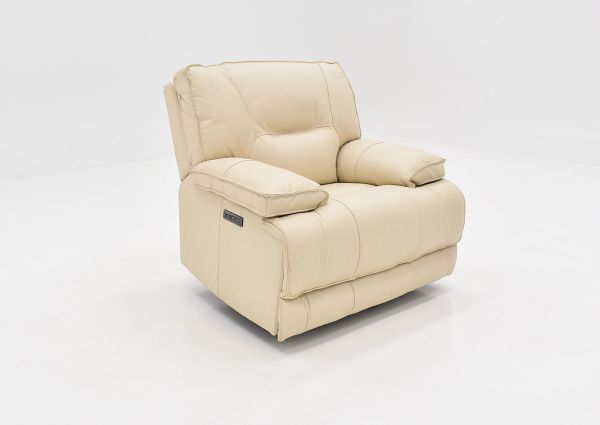 Pinson Power Activated Recliner - Creamy Off White | Home Furniture Plus Bedding