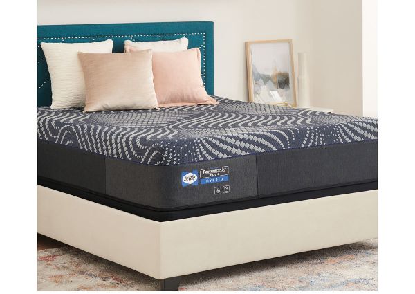 Room View of the Brenham Plush Hybrid Mattress by Sealy | Home Furniture Plus Bedding