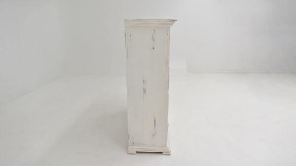 Side View of the Chalet Man's Chest in White by Vintage Furniture | Home Furniture Plus Bedding