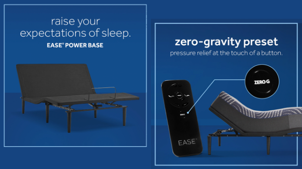 Promotional Details of the Ease 4.0 Adjustable Base by Sealy with Remote | Home Furniture Plus Bedding